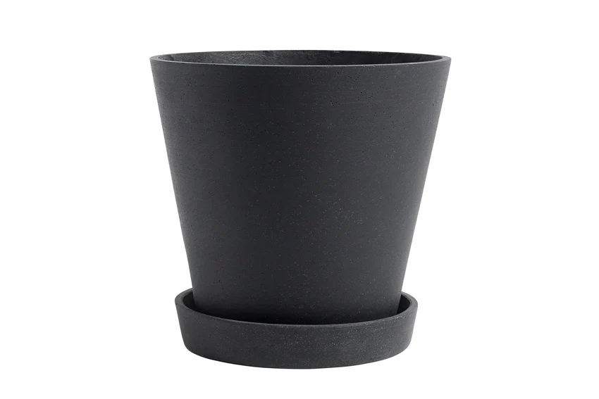 HAY  Flowerpot urtepotteskjuler, XL - sort - Ø: 21,5 cm.
