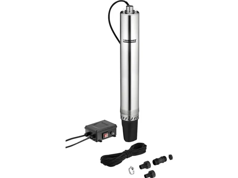 Kärcher BP 6 Deep Well, 1000 W, 5,5 bar, 5000 l/t, Sort, Metallic