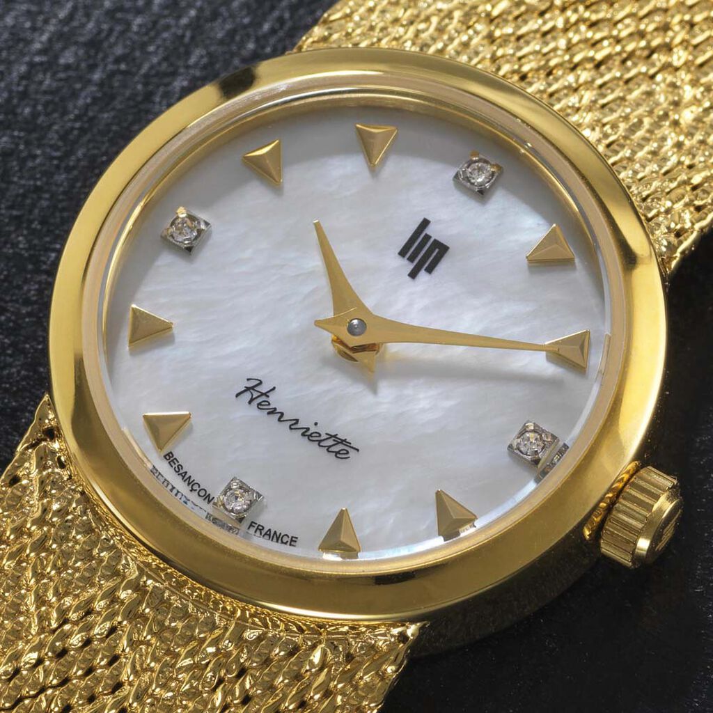 Montre Lip Henriette Nacre Blanche