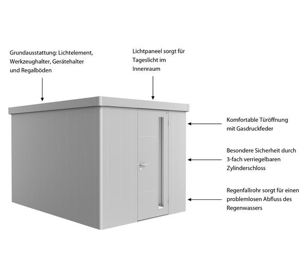 Biohort Gerätehaus Neo 4B, ca. B236/H222/T348