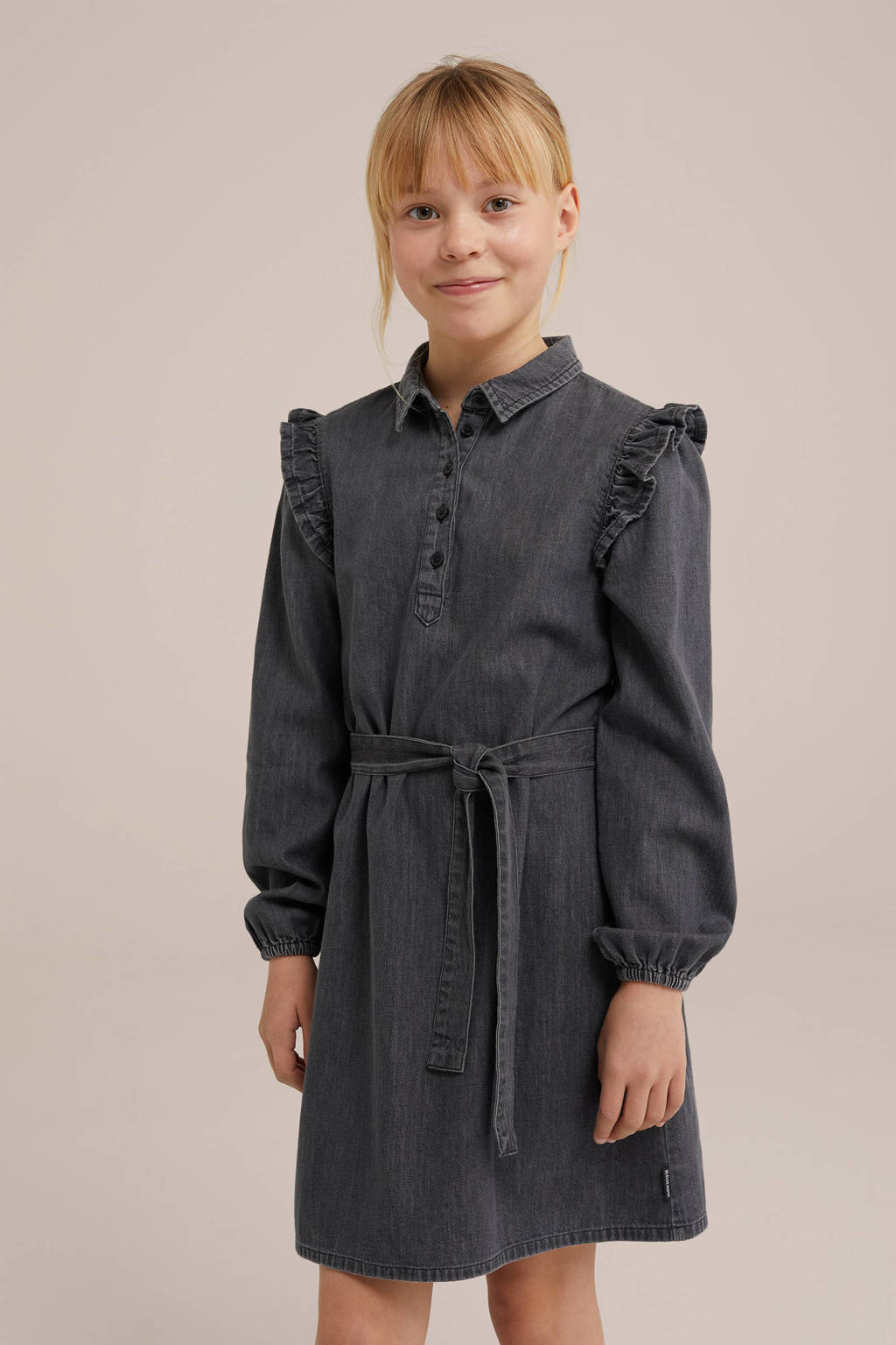 WE Fashion spijkerjurk grey denim