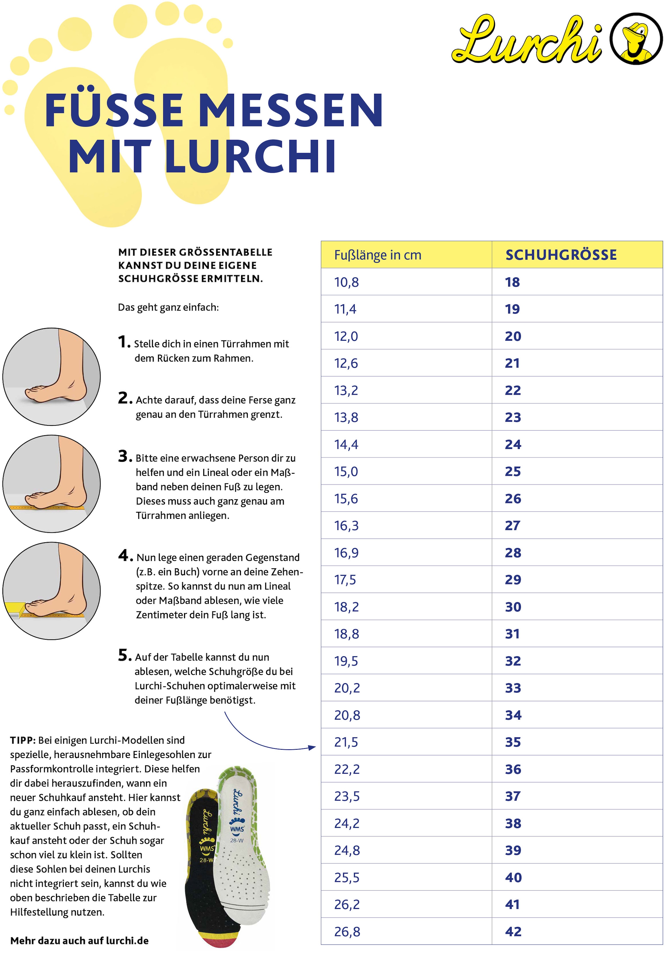Lurchi Snowboots »Fjonna«  Snowboots, Warmfutter, Grössenschablone zum Download