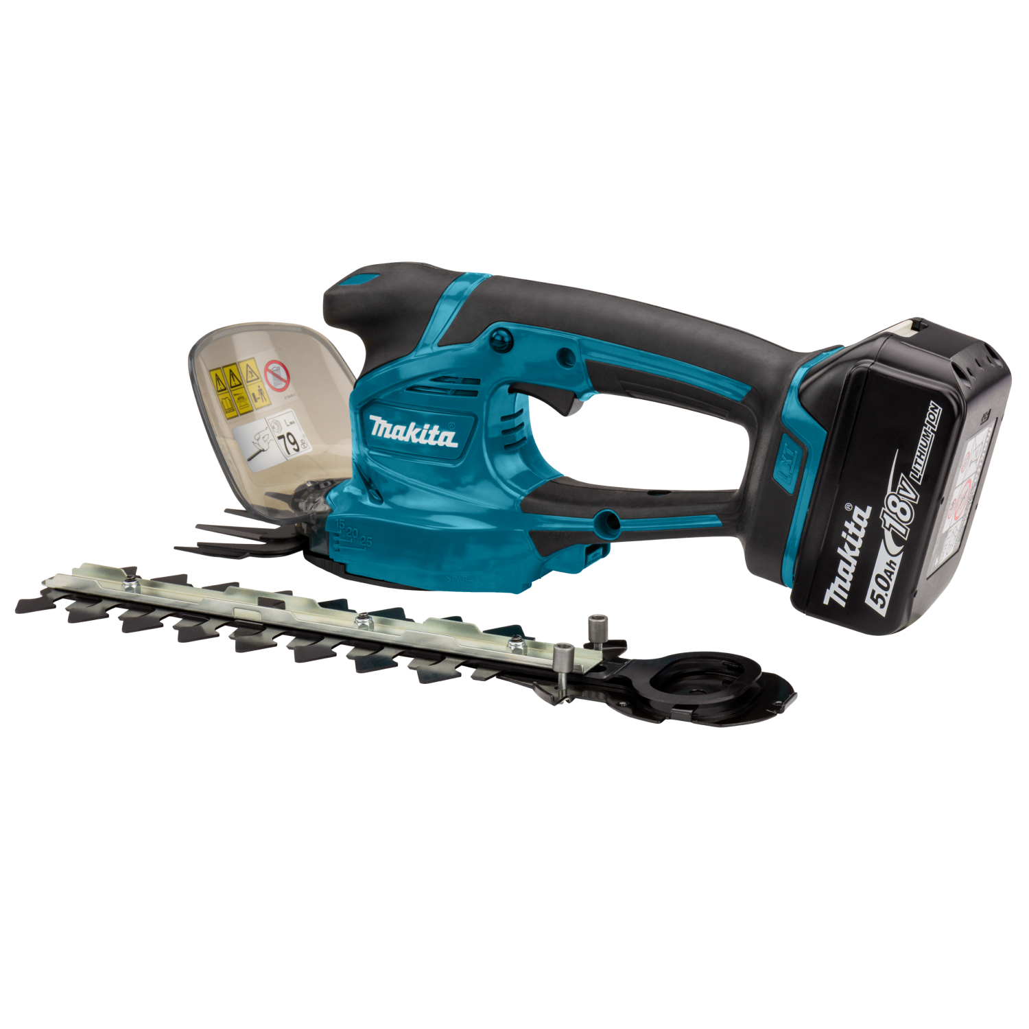 Makita DUM111SYX LXT 18 V accu Grasschaar en Buxusschaar set (1 x 1,5 Ah accu)