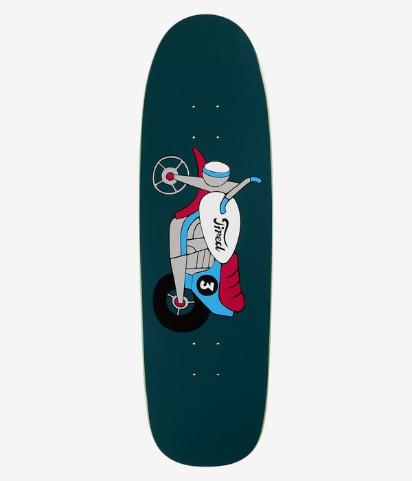 Tired Skateboards Moto Sports Shaped 9.25