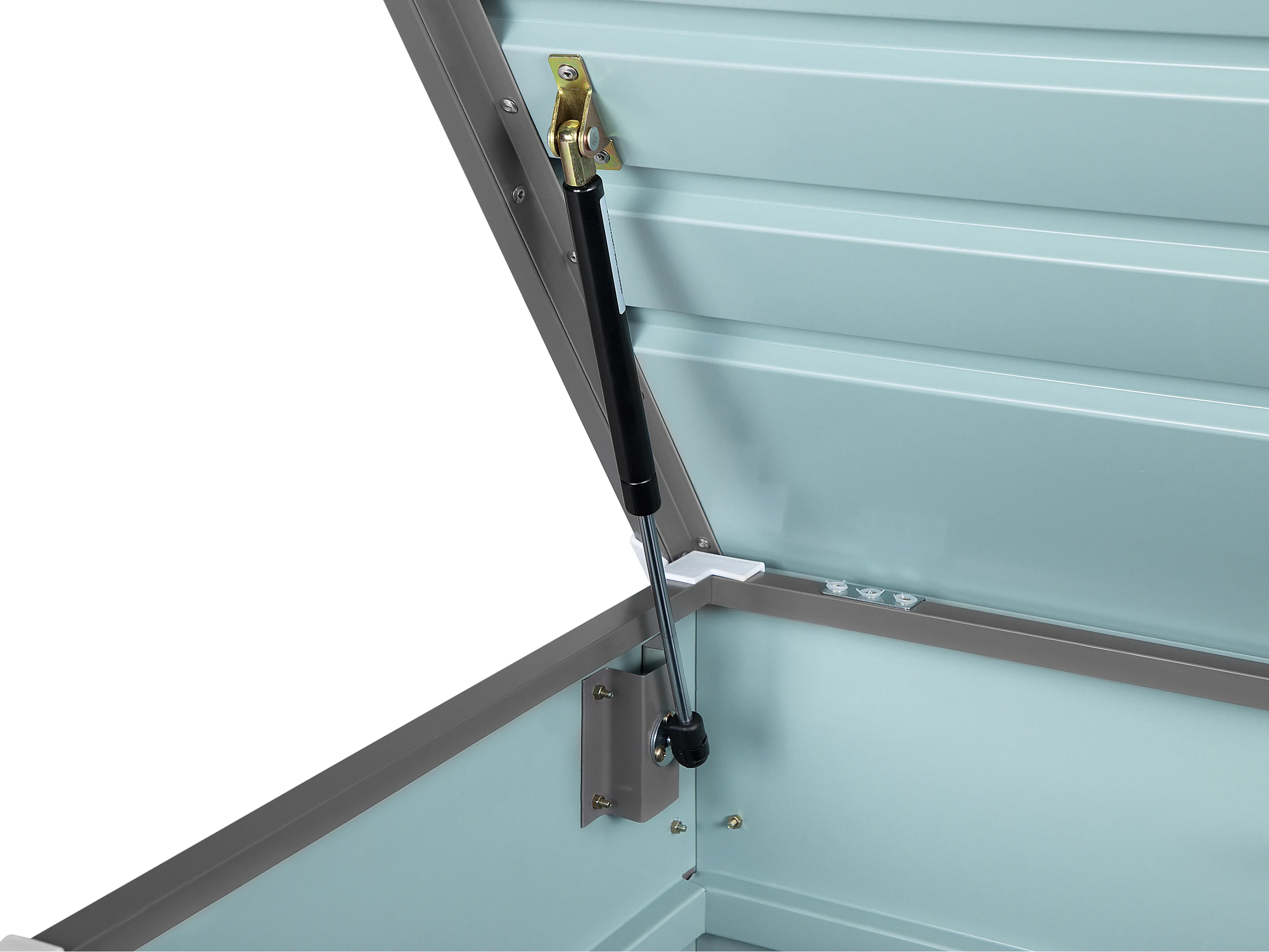 Kussenbox CEBROSA 132 cm 62 cm Grijs