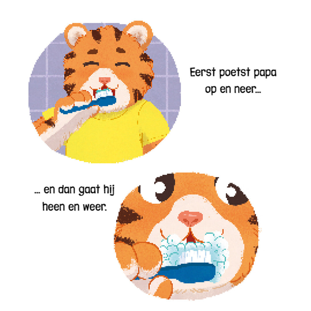 Rebo geluidenboek tijger leert tandenpoetsen