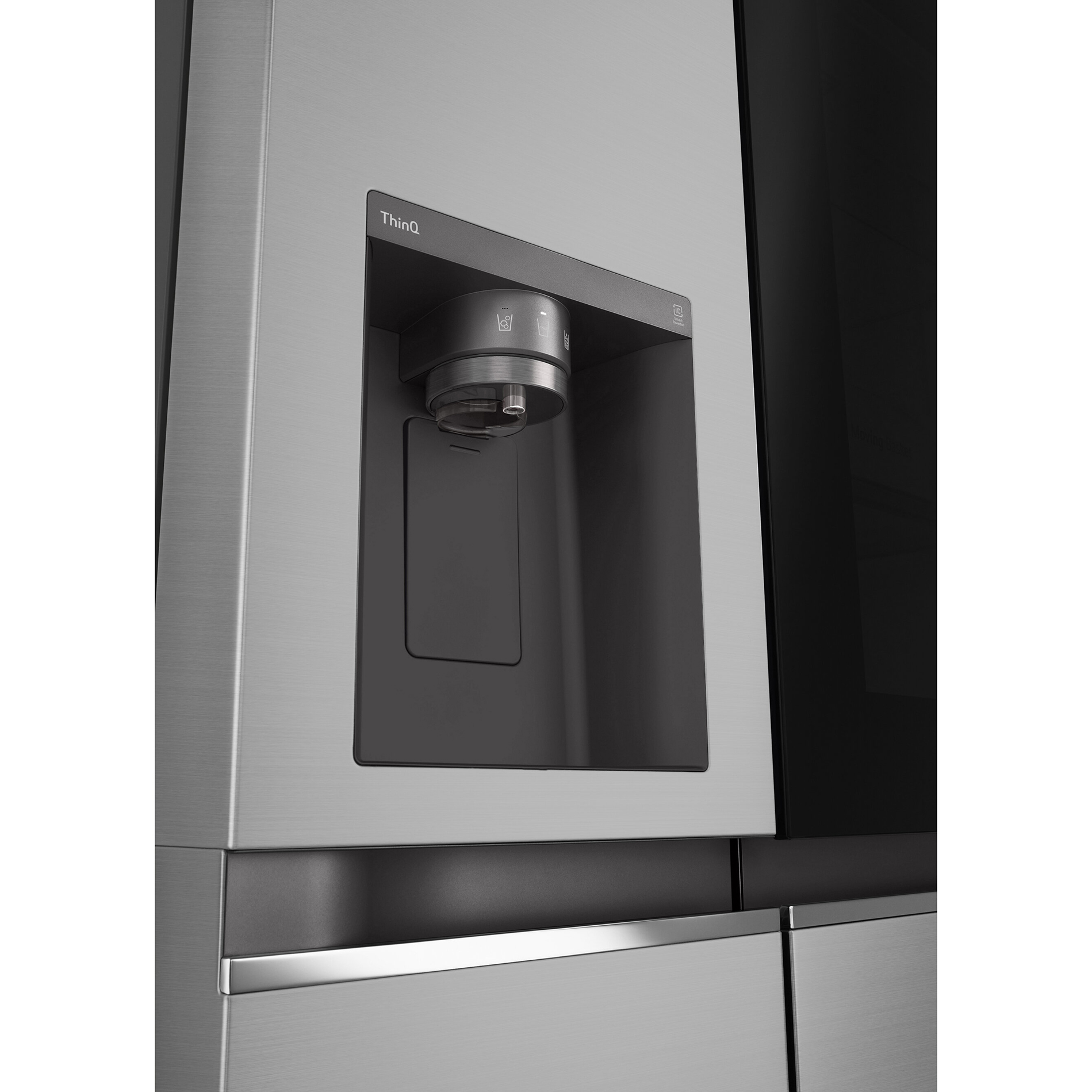 LG Multi-Door-Kühl-/Gefrierkombination GSGV81PYLL - mit InstaView® - Prime Silver - E