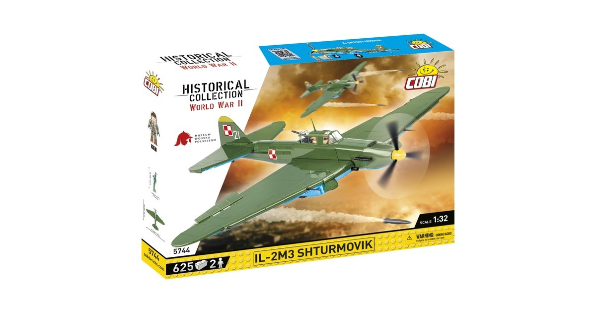 COBIHistorical Collection - IL-2M3 Shturmovik Constructiespeelgoed  (Schaal 1:32)