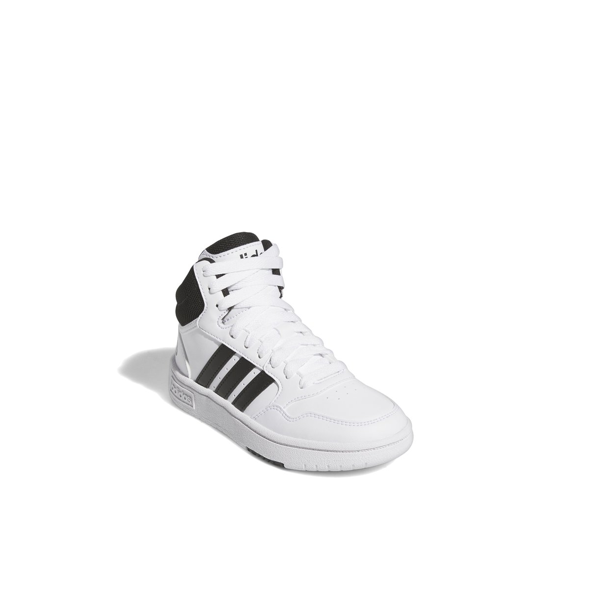 ADIDAS-Hoops_mid-jb-Baskets de basketball - Talon plat - Débordement Blanc