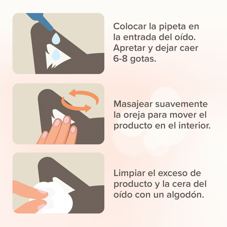 Limpador de ouvidos Beaphar para cães e gatos