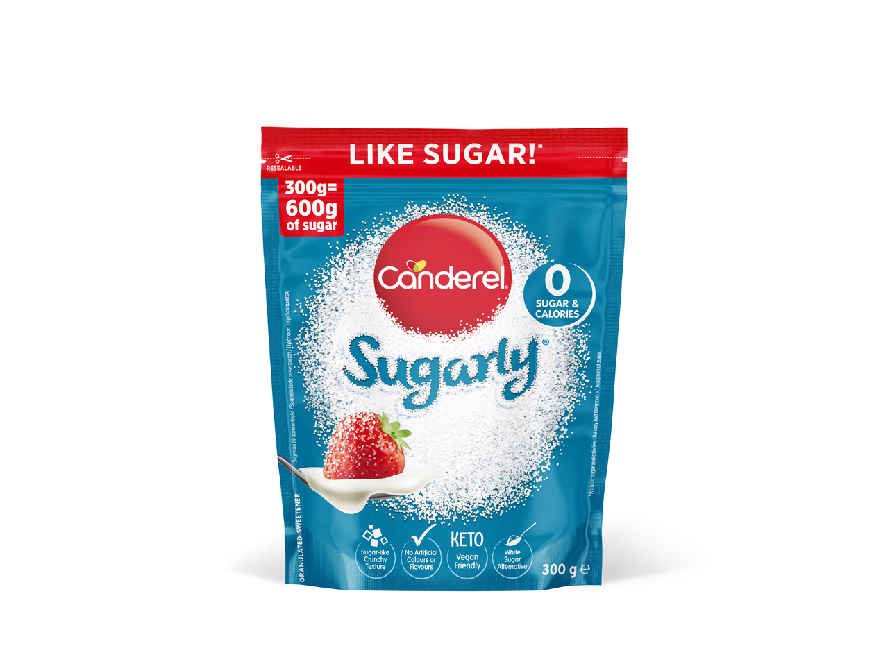 ADOÇANTE EM PÓ CANDEREL SUGARLY 300 G