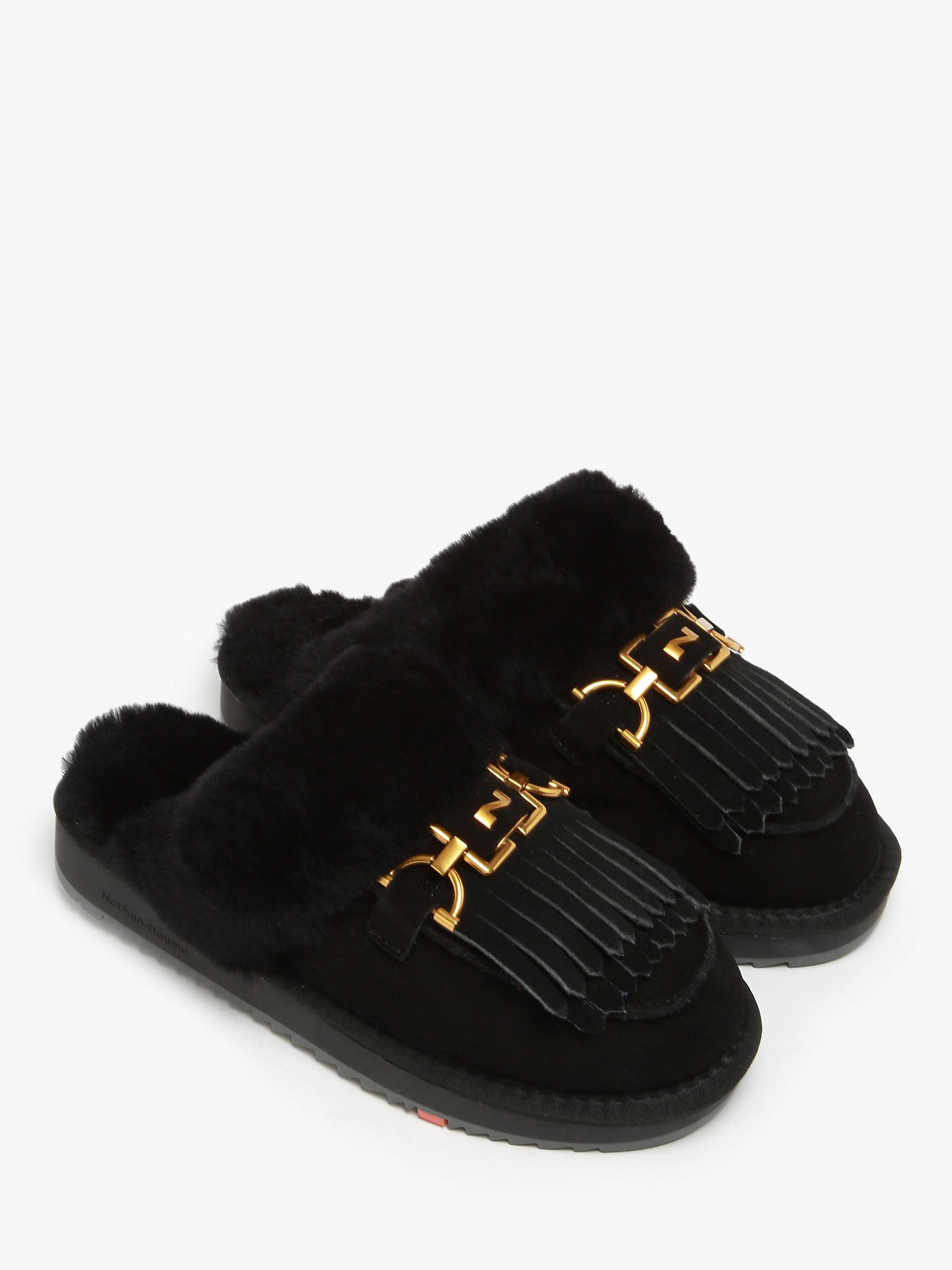 Chaussons en cuir NATHAN BAUME