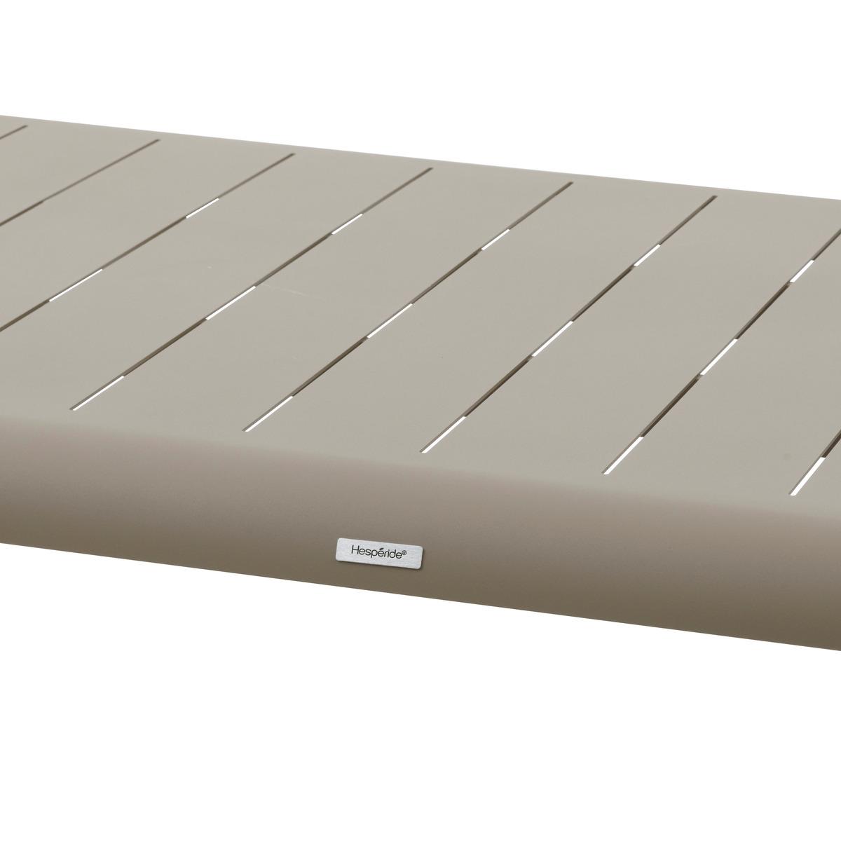 TABLE DOMILLY ALUMINIUM CAFE 10 PLACES