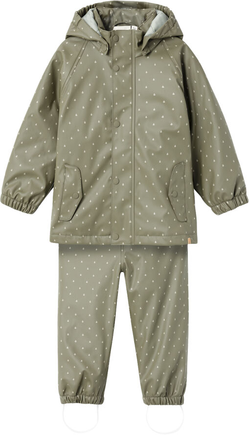 Lil' Atelier NMMLADRY10 PAD RAIN SET AOP FO LIL Kalamata
