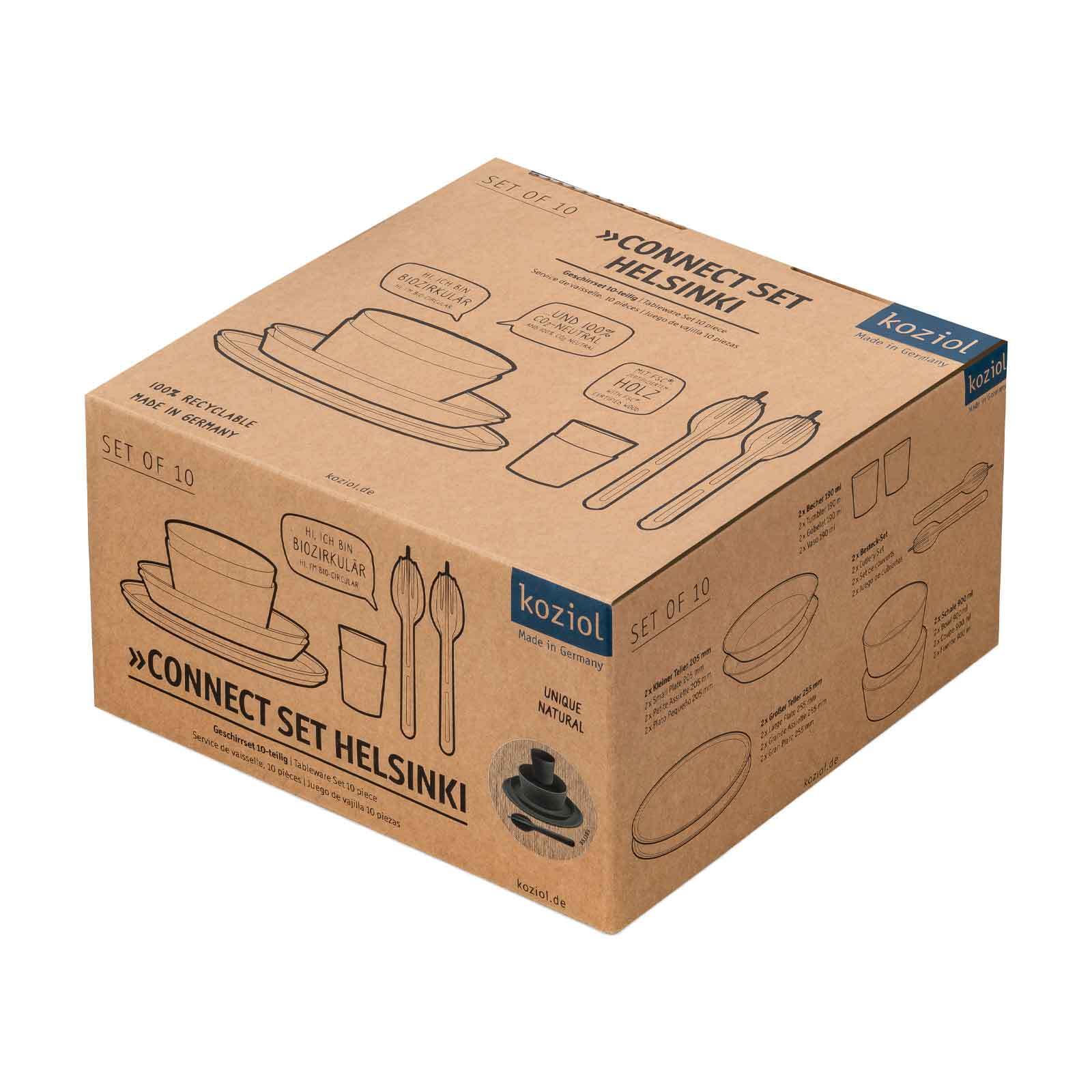 Koziol Geschirrset Connect Set Helsinki 10er Set
