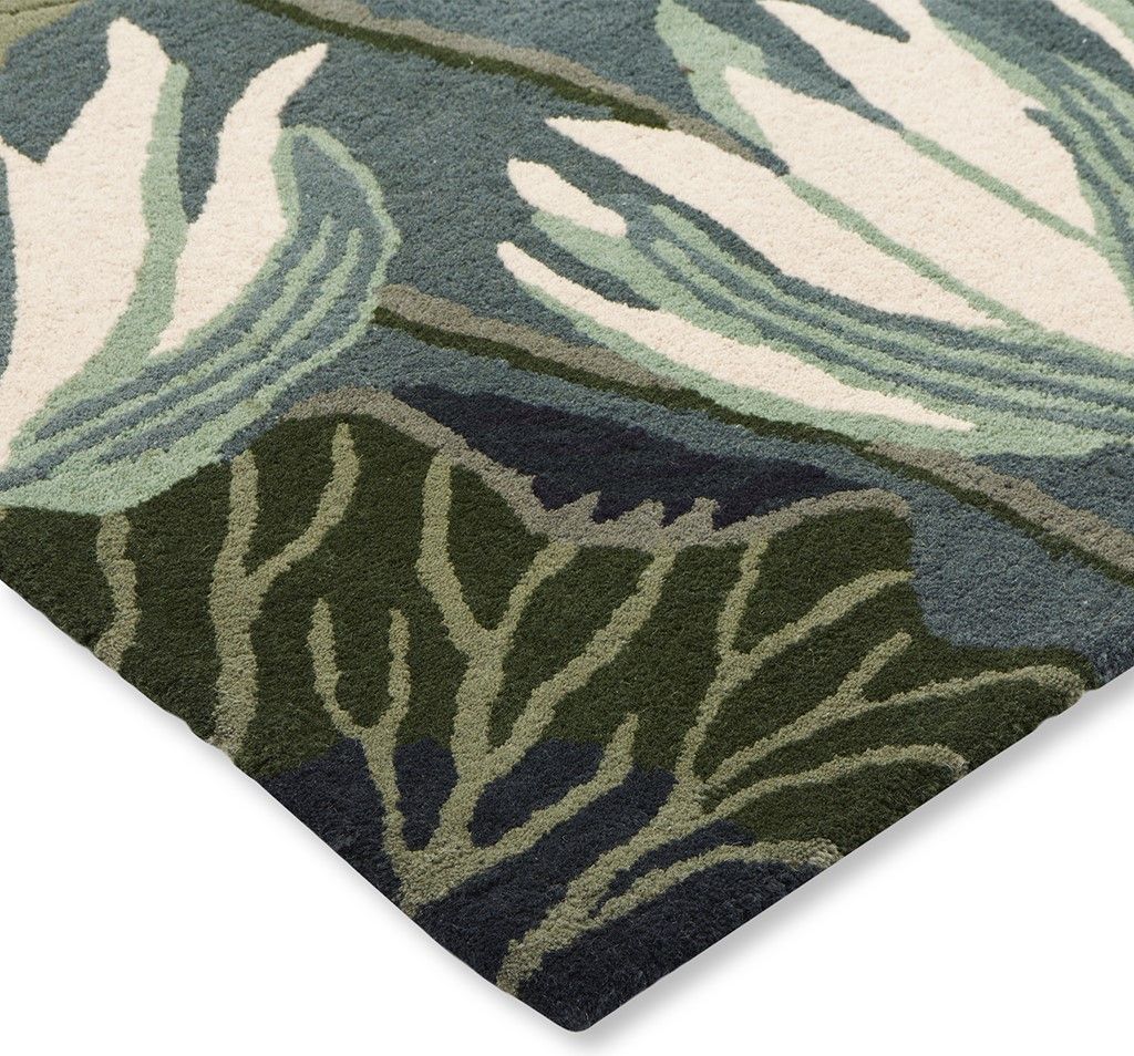 Vloerkleed Midnight Pond 038608 Waterlily  | Wedgwood Home