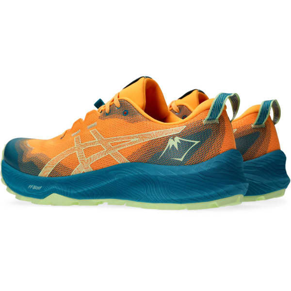 Chaussure trail ASICS GEL-TRABUCO 12 STADIUM ORANGE/COOL MATCHA