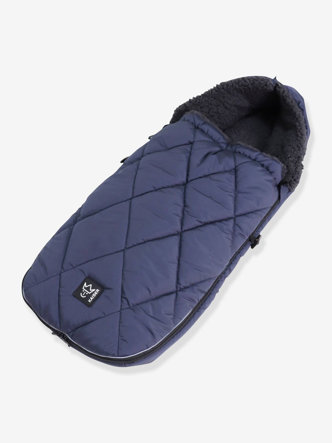 Carrinho Chancelière XL Too KAISER liso azul escuro