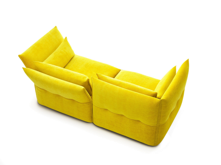 Vitra Mariposa 3-zits bank Iroko limoen