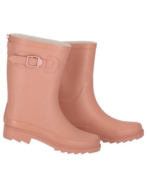Xq Footwear Dames Regenlaars Riem Rubber Roze - Laarzen