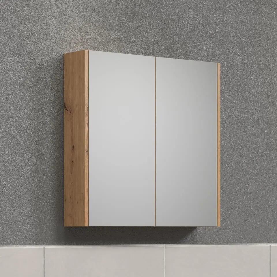 Hioshop Touch spiegelkast eik decor