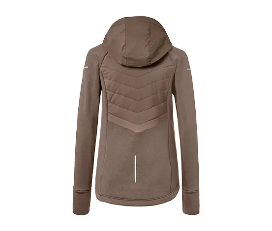 Thermojacke mit Kapuze, braun