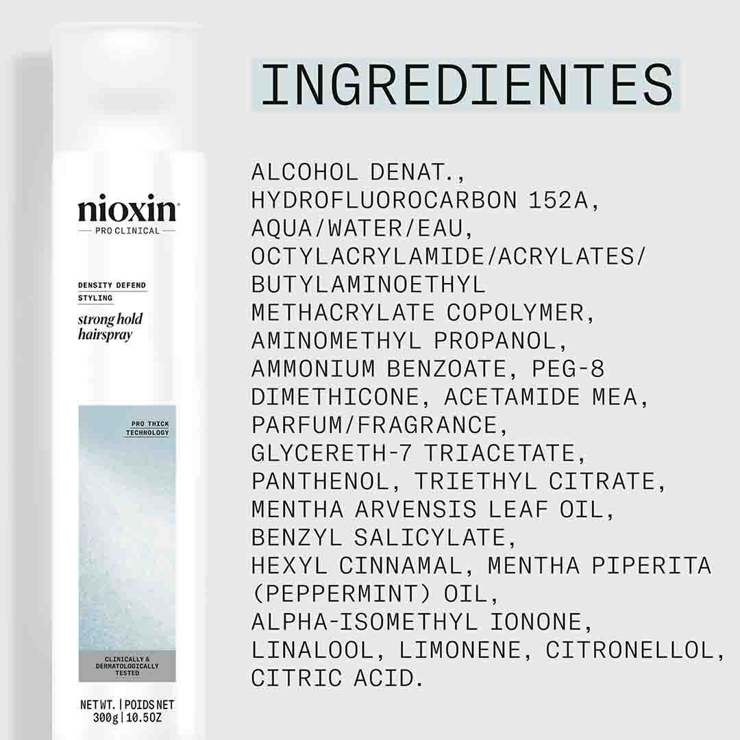 Nioxin Styling Spray de Fixação Forte - 300ml