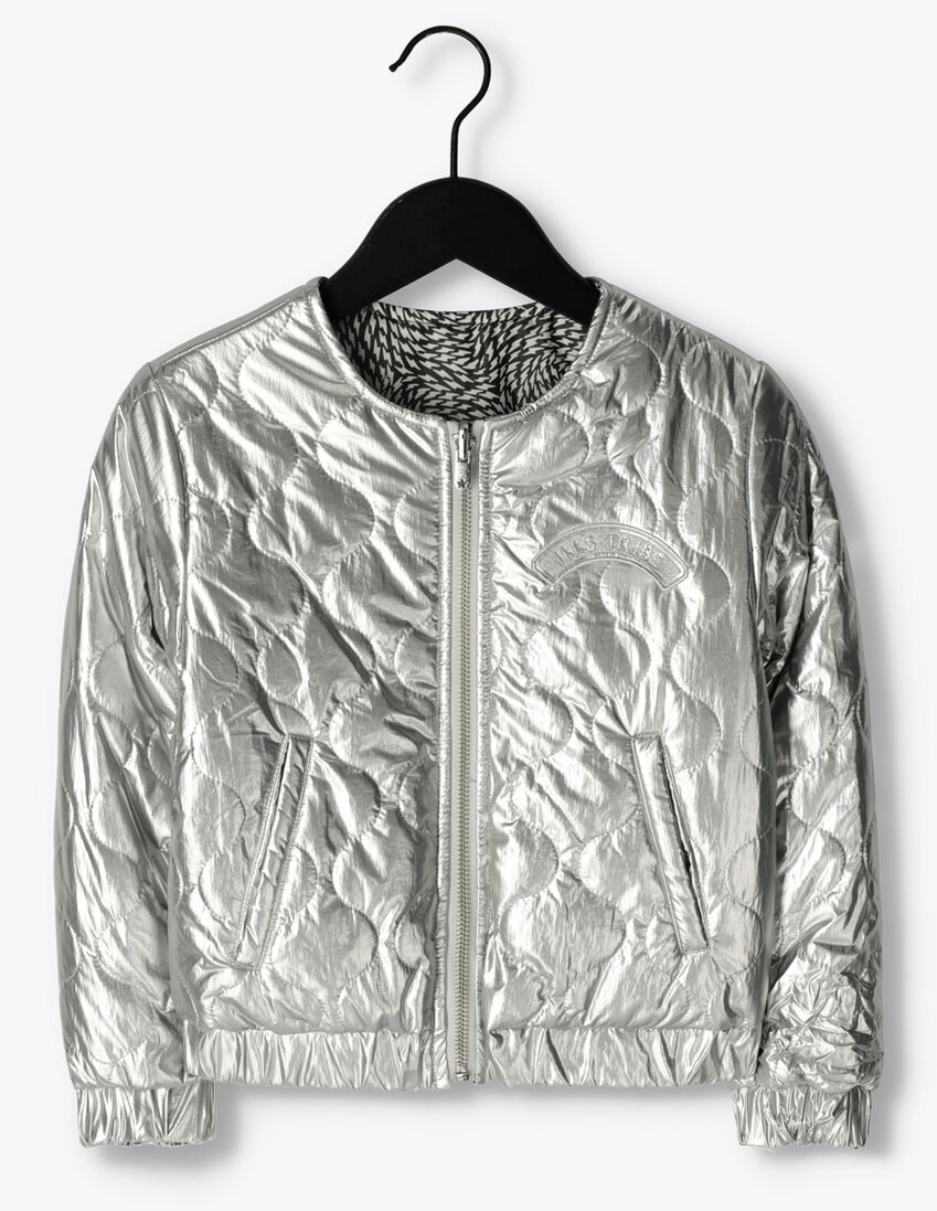 IKKS zilveren ikks jack bomber reversible