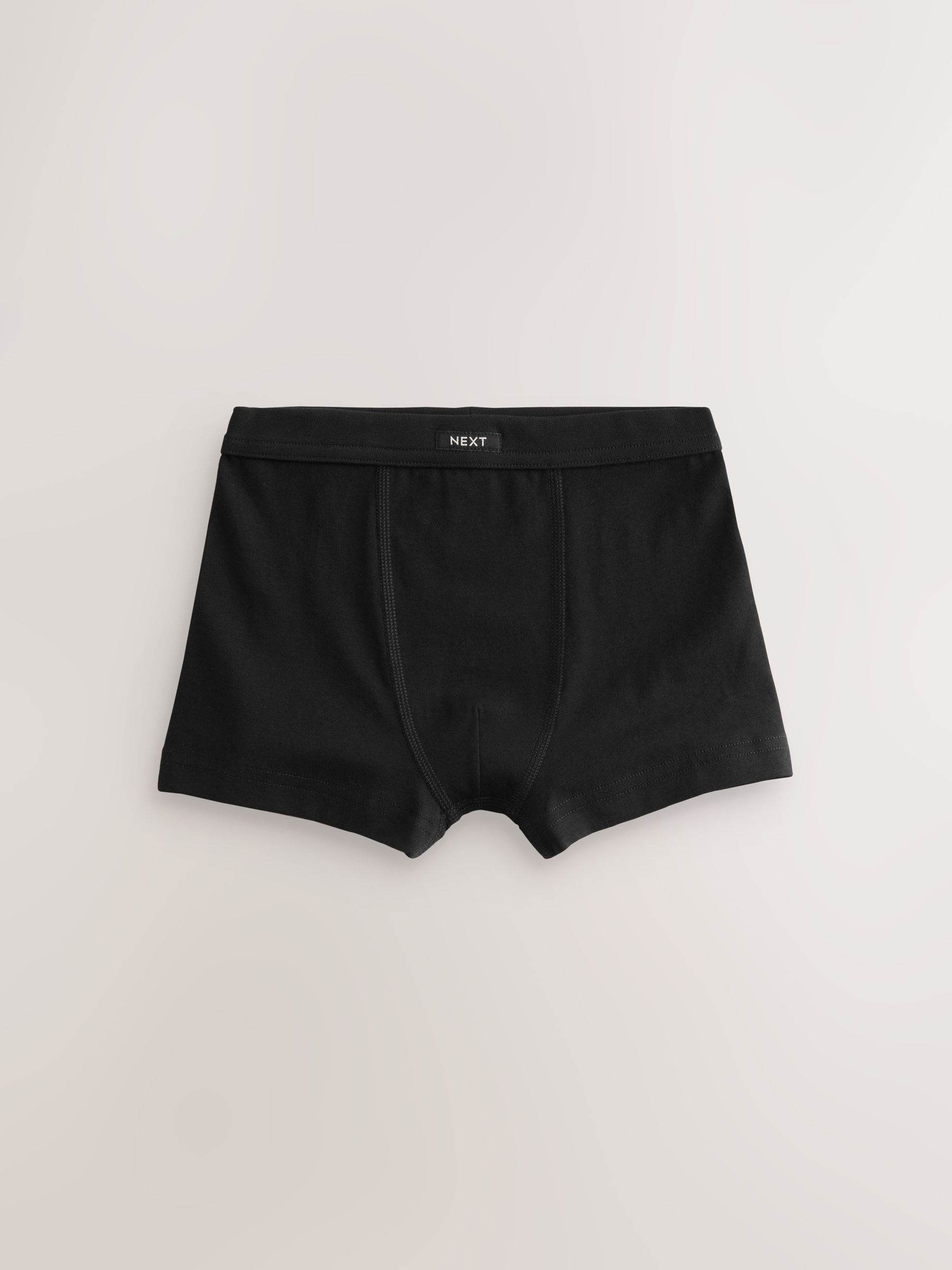 Antraciet zwart - Set van 10 boxershorts met zachte tailleband (2-16 jr)