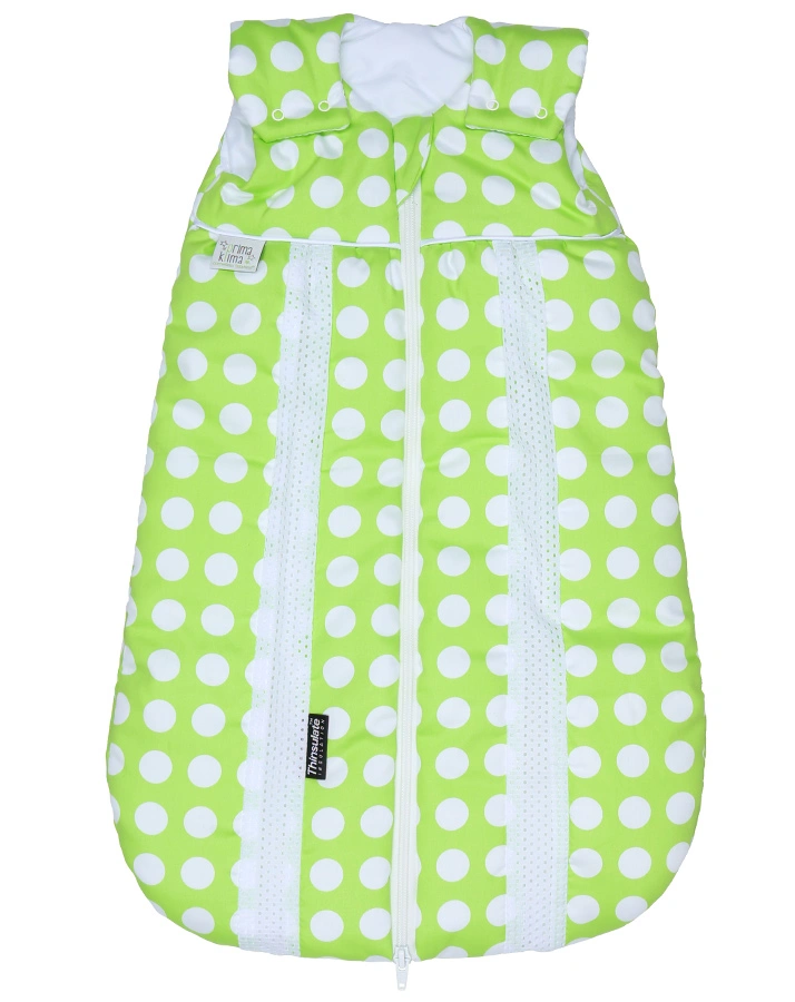 Jersey-Schlafsack PRIMA KLIMA THINSULATE™ DOTS in limette