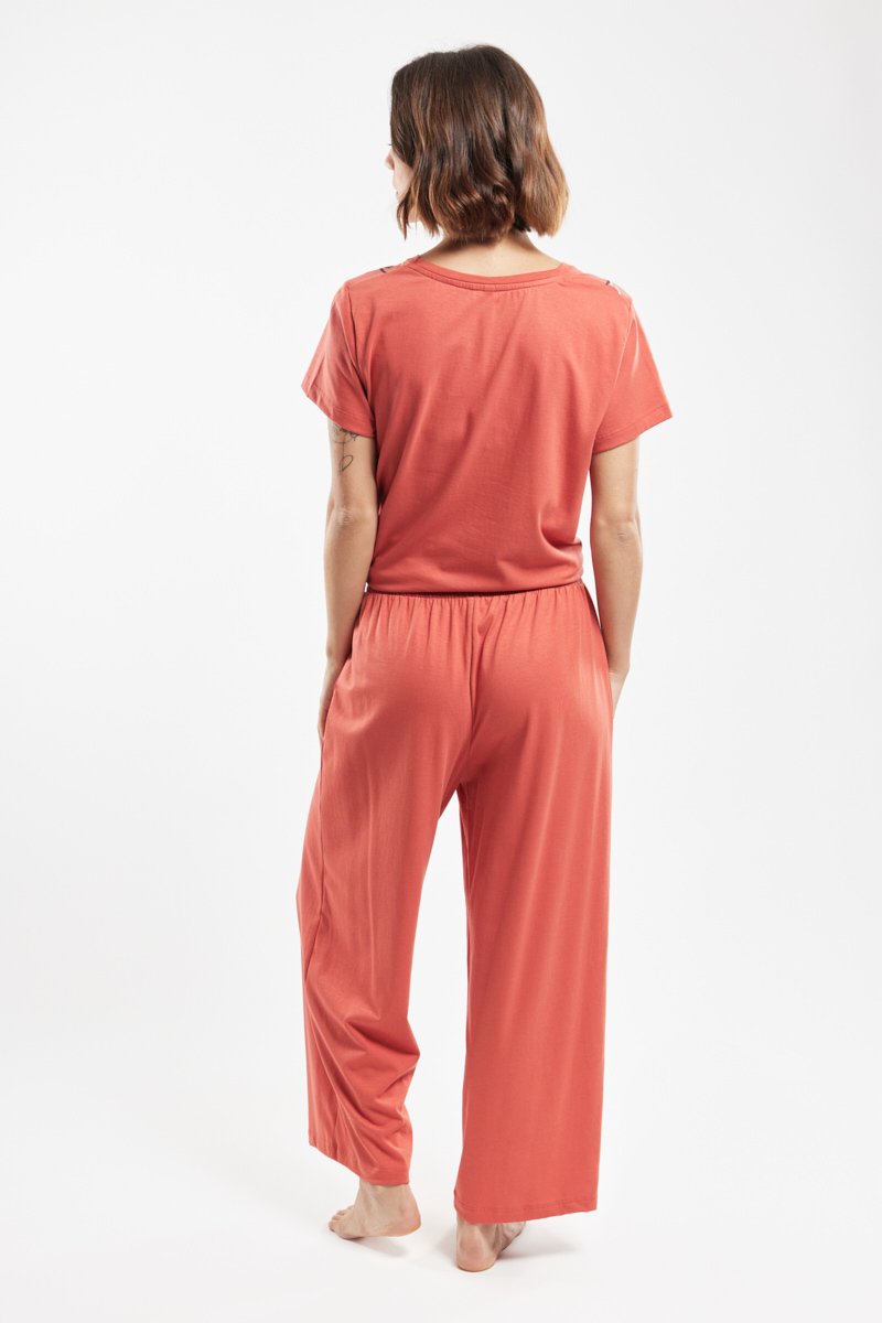 Pyjama ample imprimé - coton