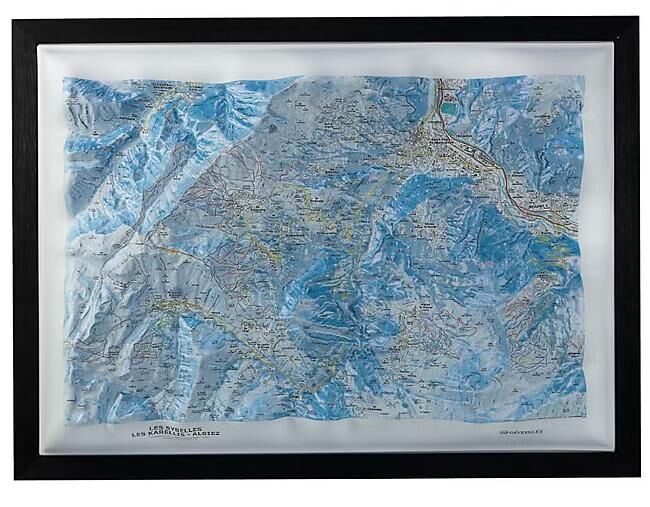 CARTE DES PISTES LES SYBELLES