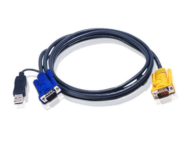 Aten KVM-Kabel 2L-5203UP USB-VGA-KVM-Kabel, 3 m