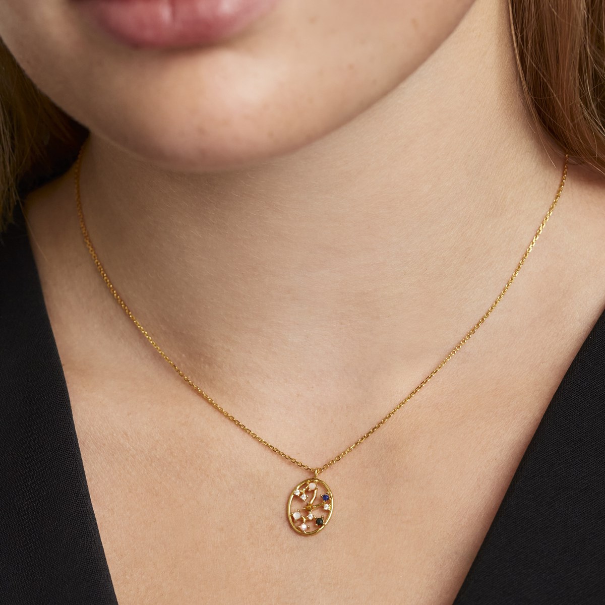 Collier PD PAOLA Collection ZODIAC sagittaireargent plaqué or