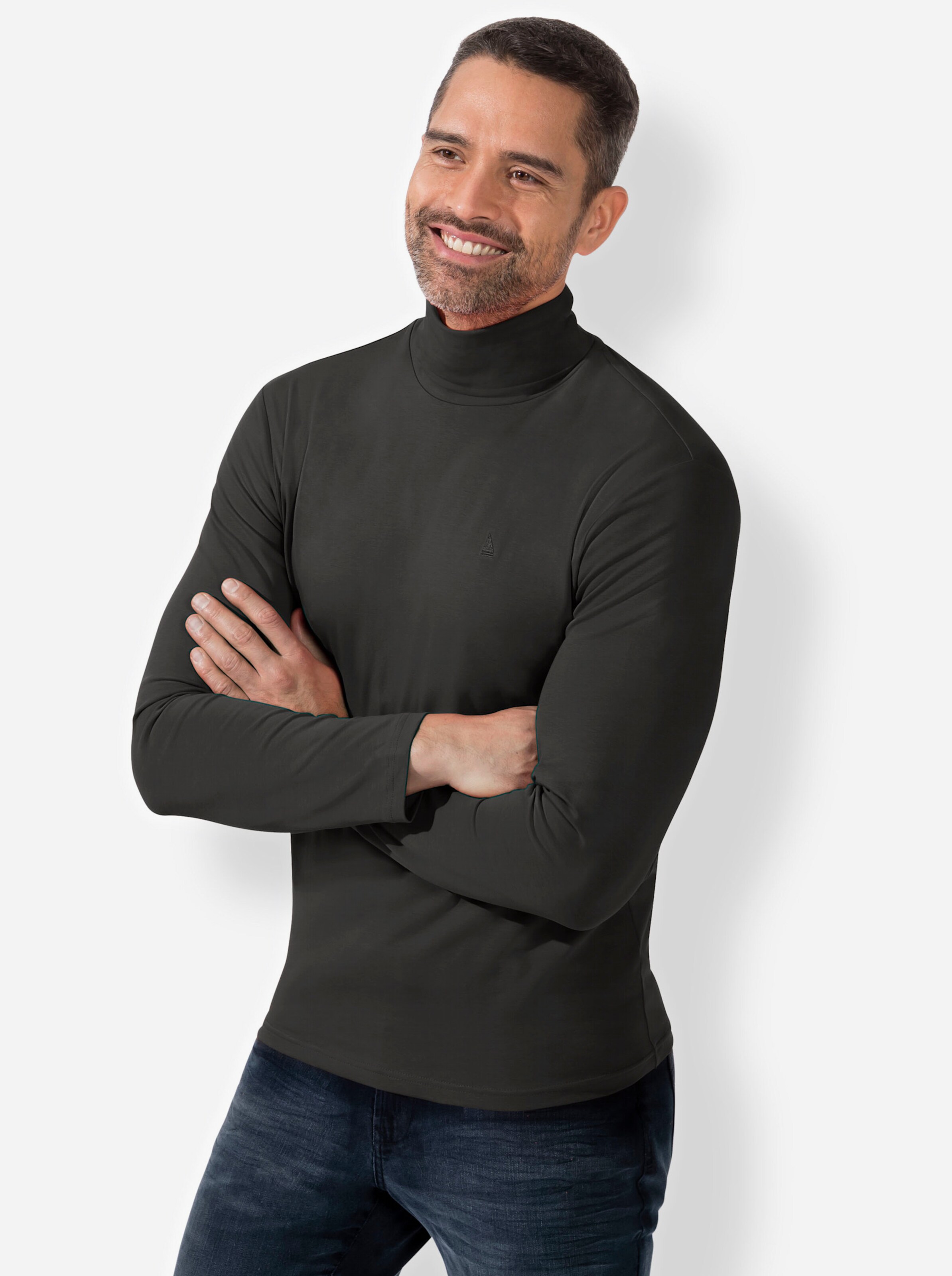 Rollkragen-Shirt