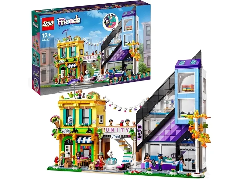 LEGO Friends 41732 Midtbyens blomster- og designbutikker
