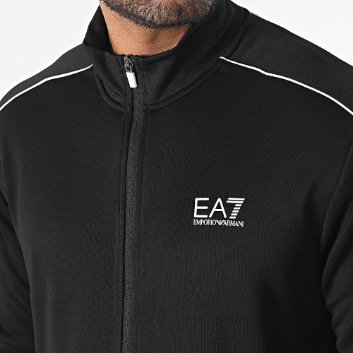 Sweat Zippé 6RPM07-PJ16Z Noir Blanc