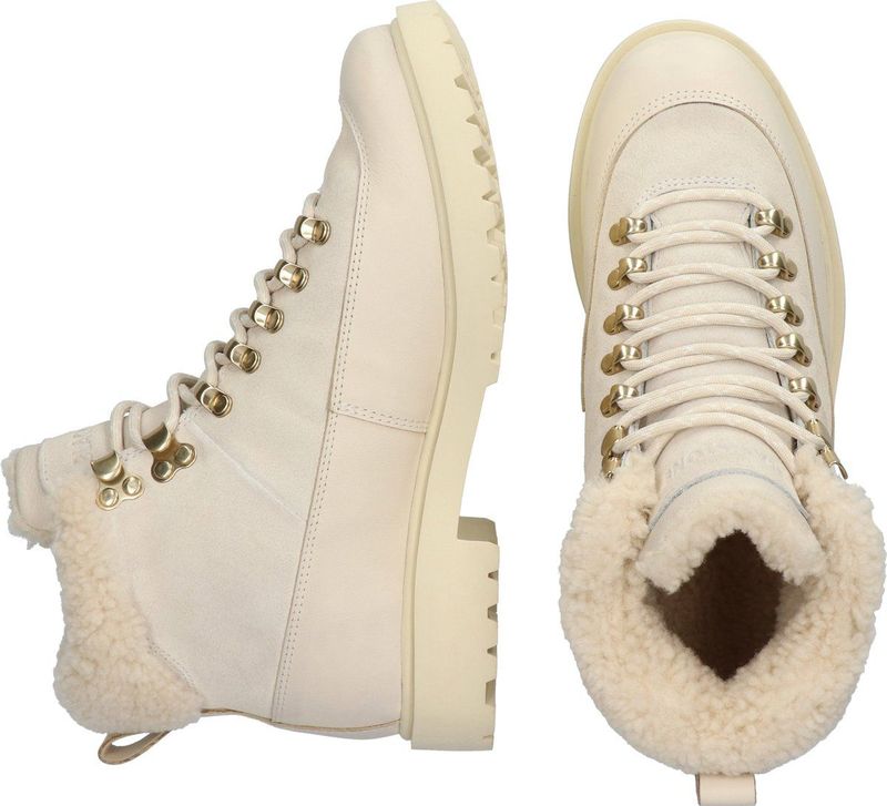 Blackstone - Rock Bear Laarzen - Off White - Leer - Waterafstotend - Vetersluiting