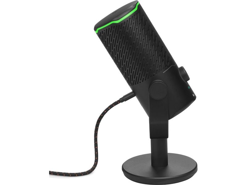 JBL Kondensatormikrofon Quantum Stream Studio Schwarz USB-Streaming-Mikrofon mit dreifachem Kondensator