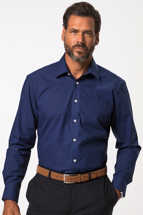 Hemd, Business, bügelfrei, Kentkragen, Langarm, Comfort Fit, bis 8XL