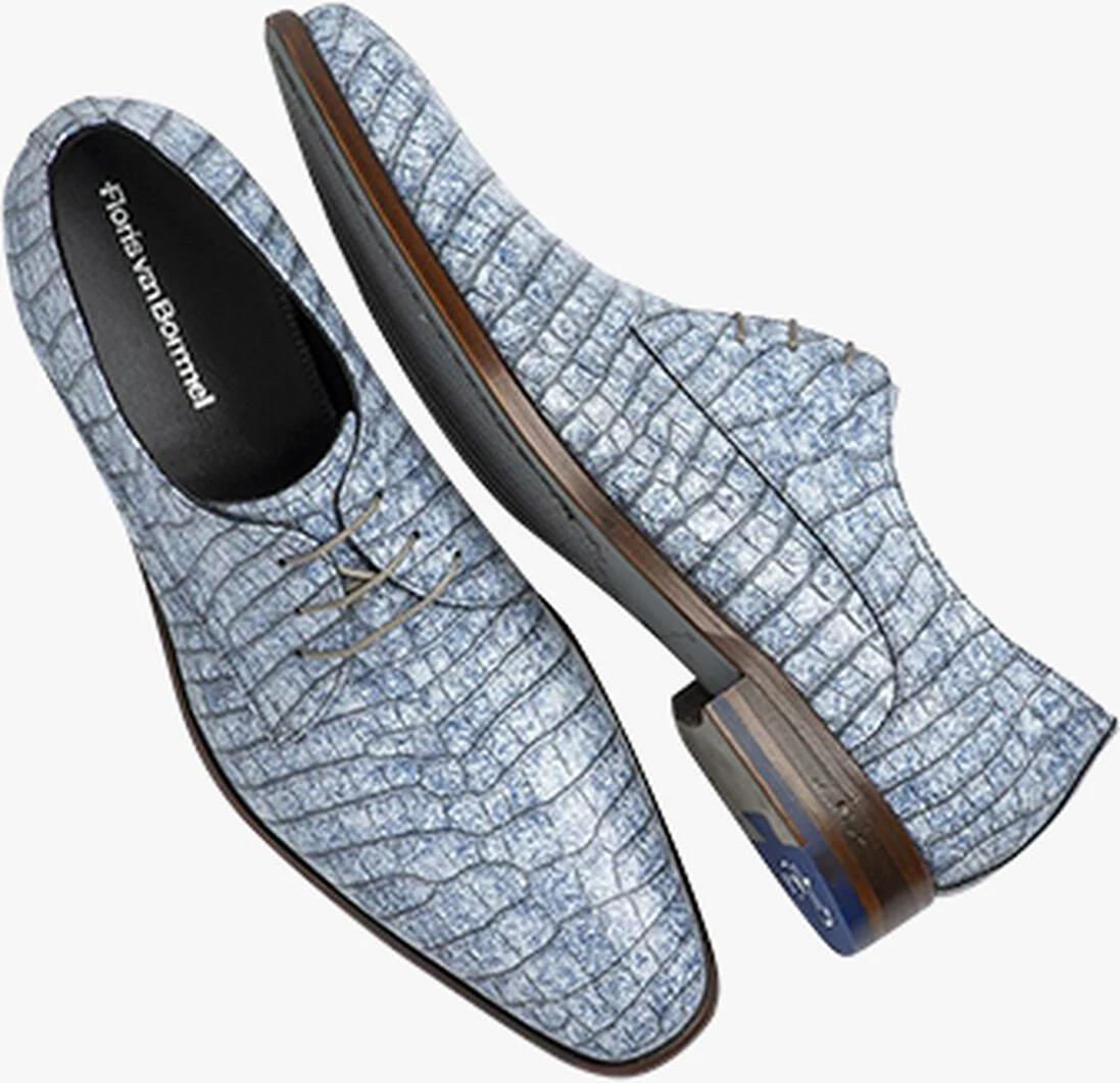 FLORIS VAN BOMMEL blauwe floris van bommel nette schoenen sfm-30262