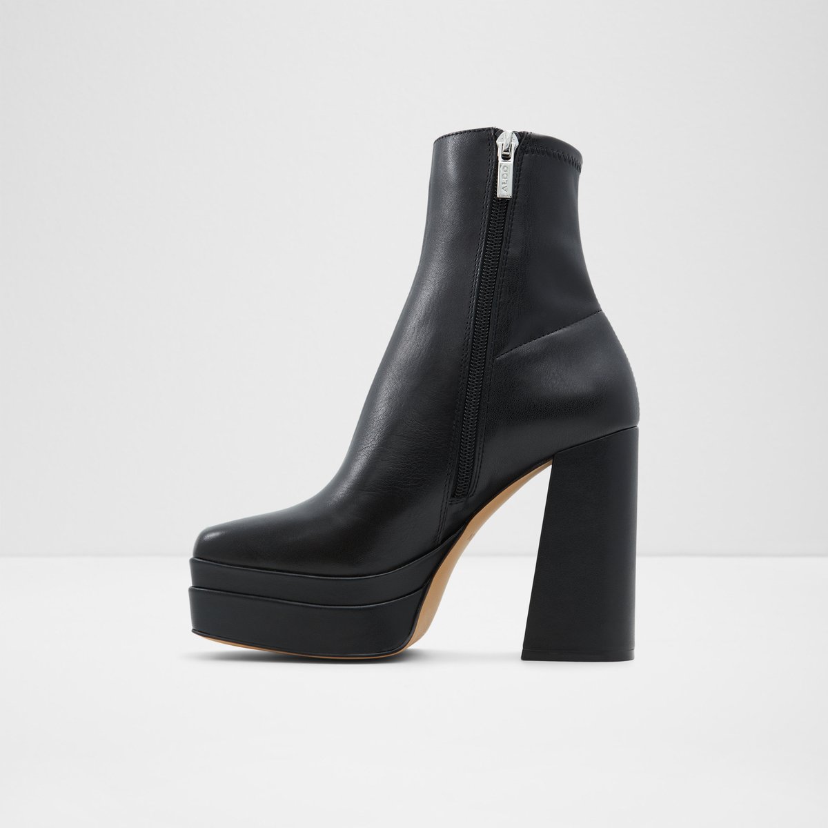Mabel Black Synthetic Smooth Women Dress boots