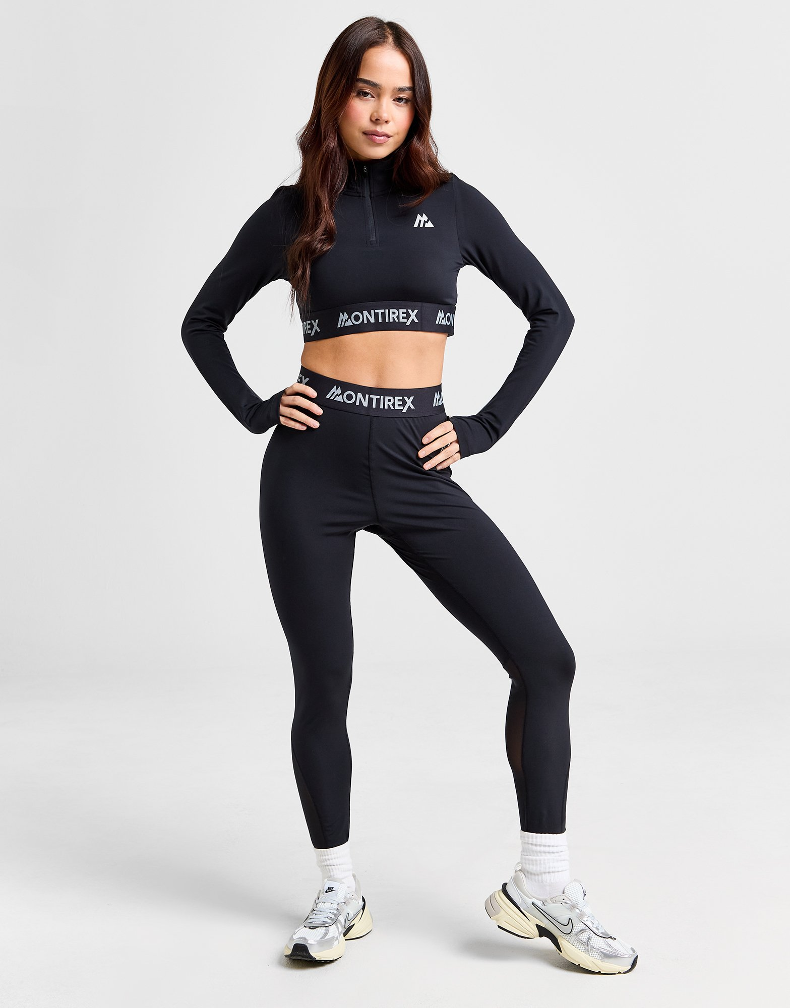MONTIREX Crop Top Zippé Icon Femme