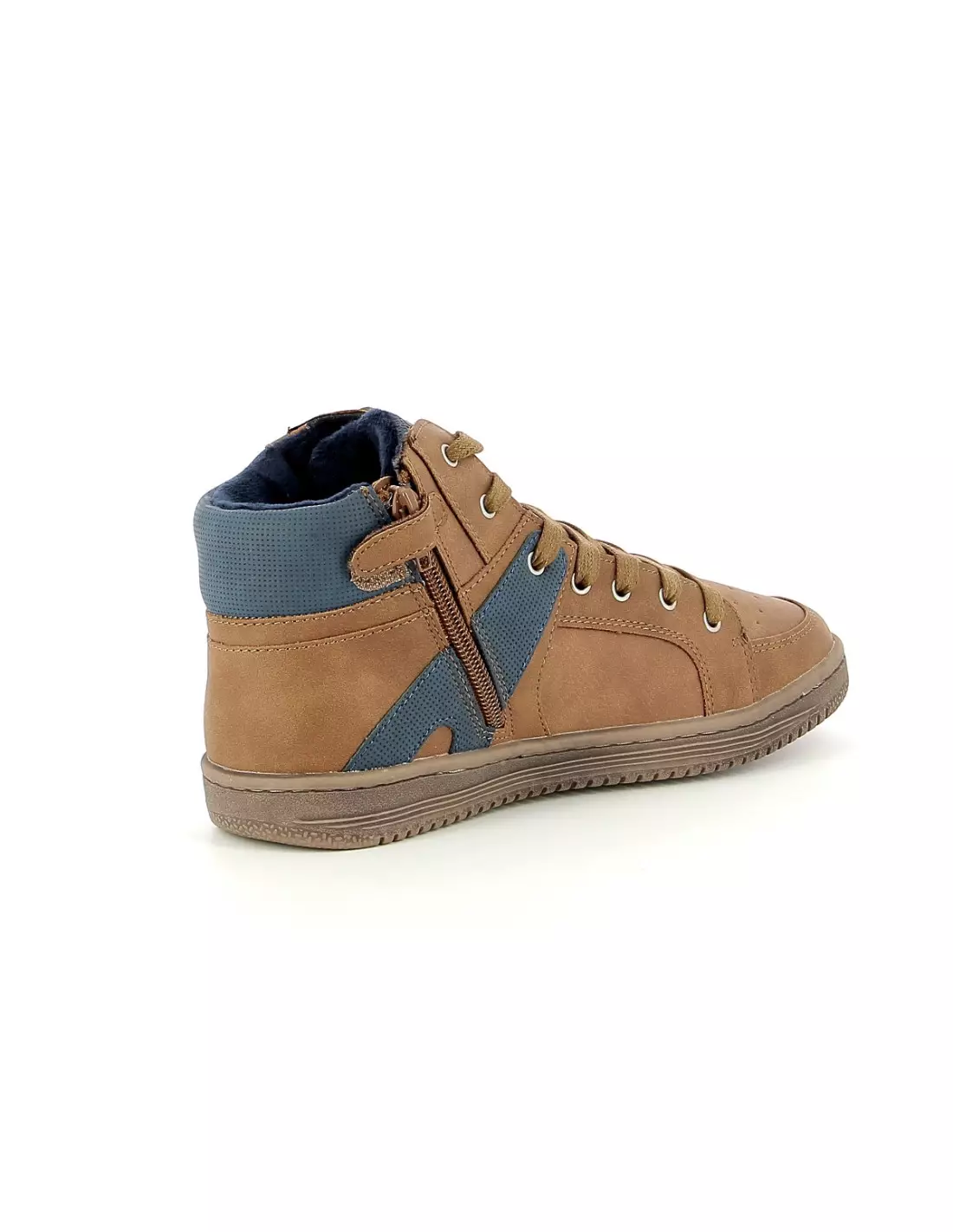 KICKERS LOWELL - Baskets Camelbleu