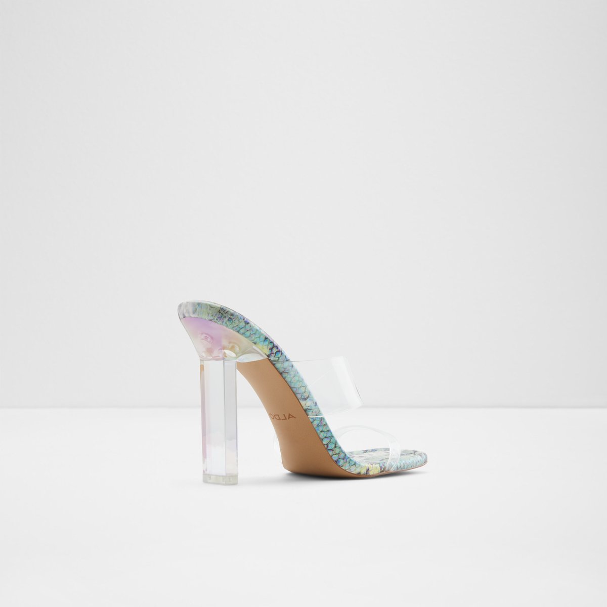 Aderra Light Green Women Mule Shoes
