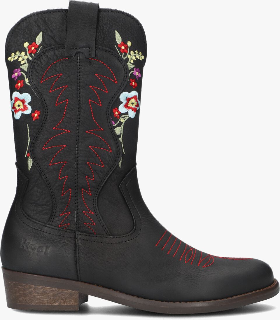 KOEL4KIDS zwarte koel4kids cowboylaarzen 10m010