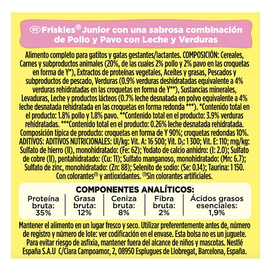 Ração para gatos Friskies Junior