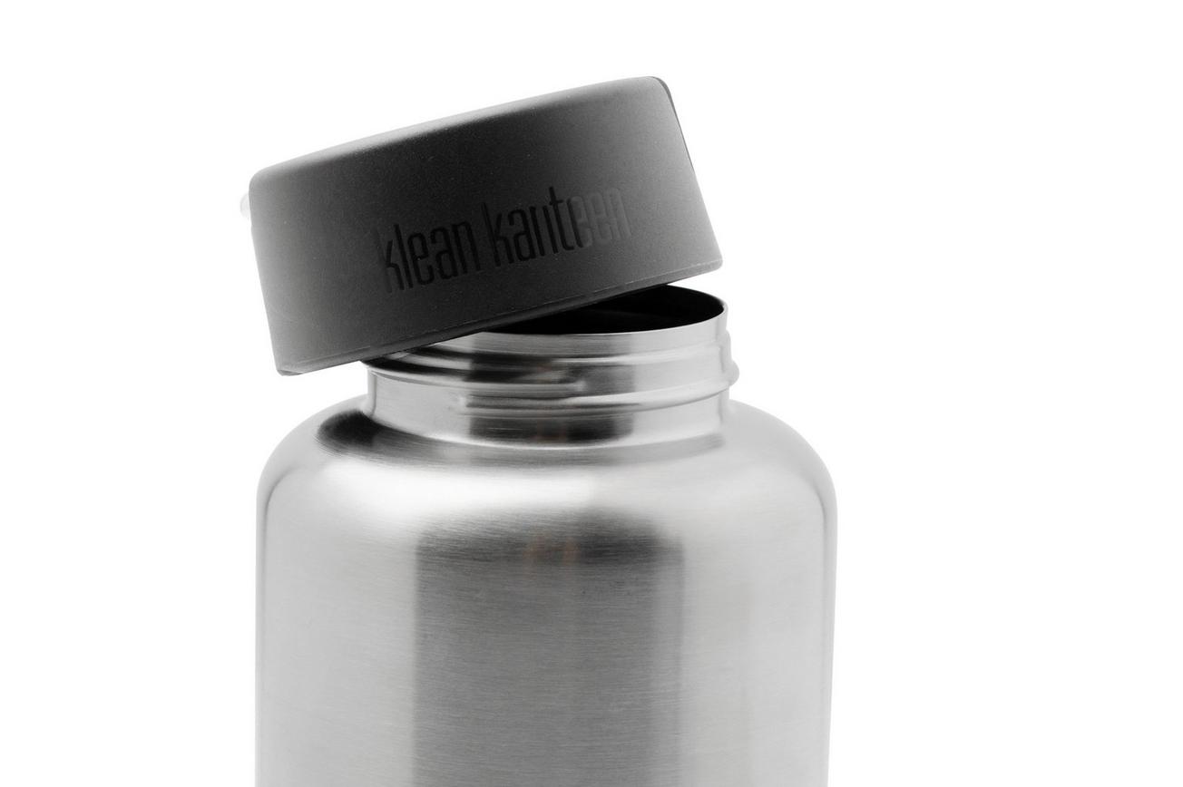 Klean Kanteen Wide 1009495 Loop Cap Brushed Stainless drinkfles, 1180 ml