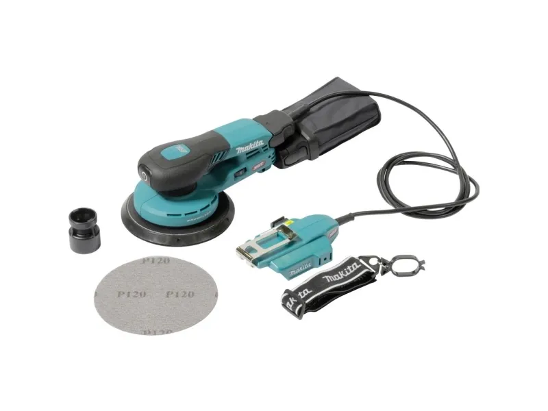 Makita BO002CGZ BO002CGZ Batteridreven excentrisk sliber uden batteri, uden oplader 40 V Ø 150 mm
