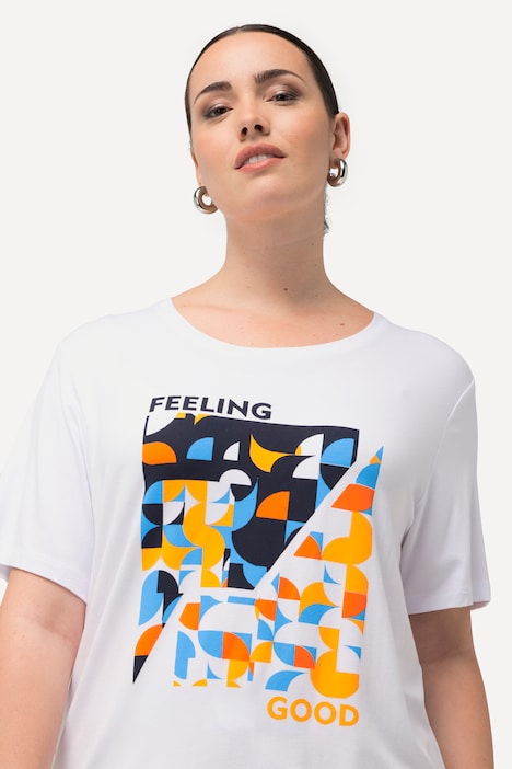 T-Shirt, grafisches Motiv, Rundhals, Halbarm